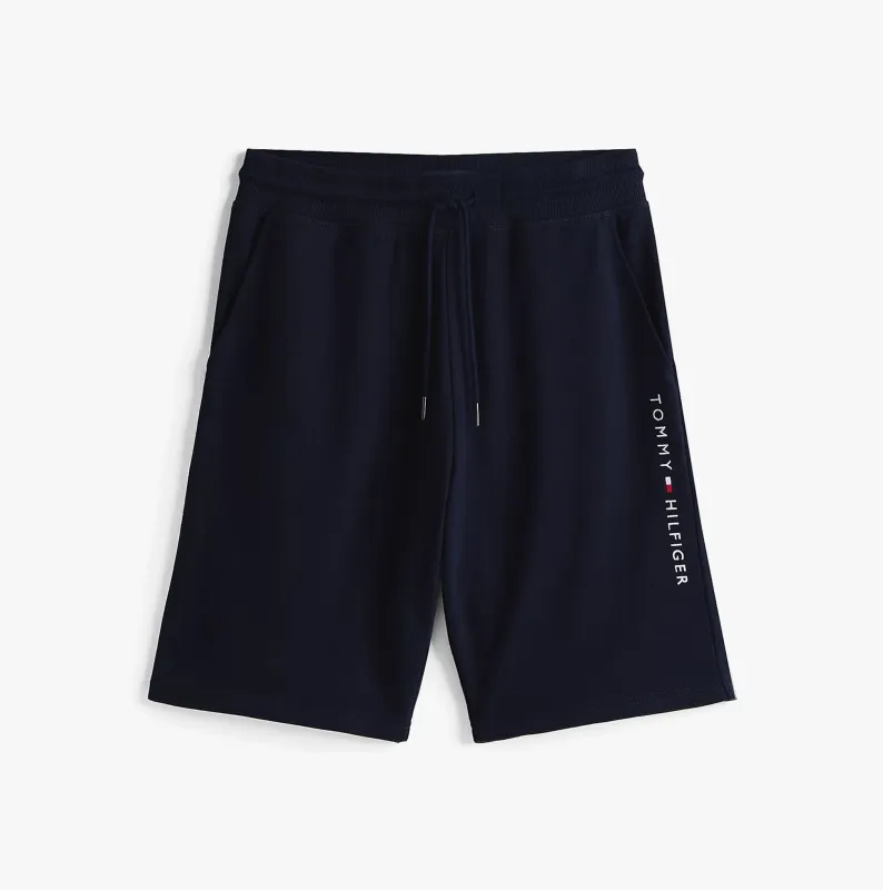 Tommy Hilfiger Mens TH Original Logo Terry Lounge Shorts Navy sold by House of Slippers