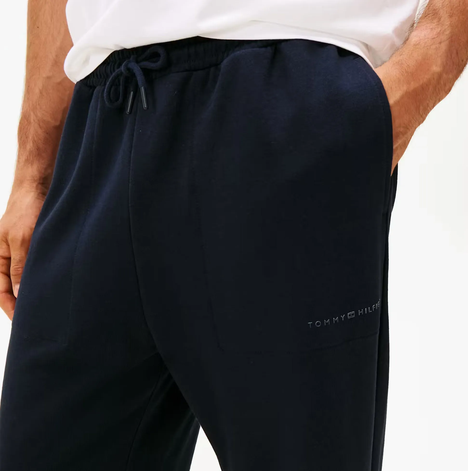 Tommy Hilfiger TRACK PANT Mens Desert Sky sold by House of Slippers product image thumbnail 4
