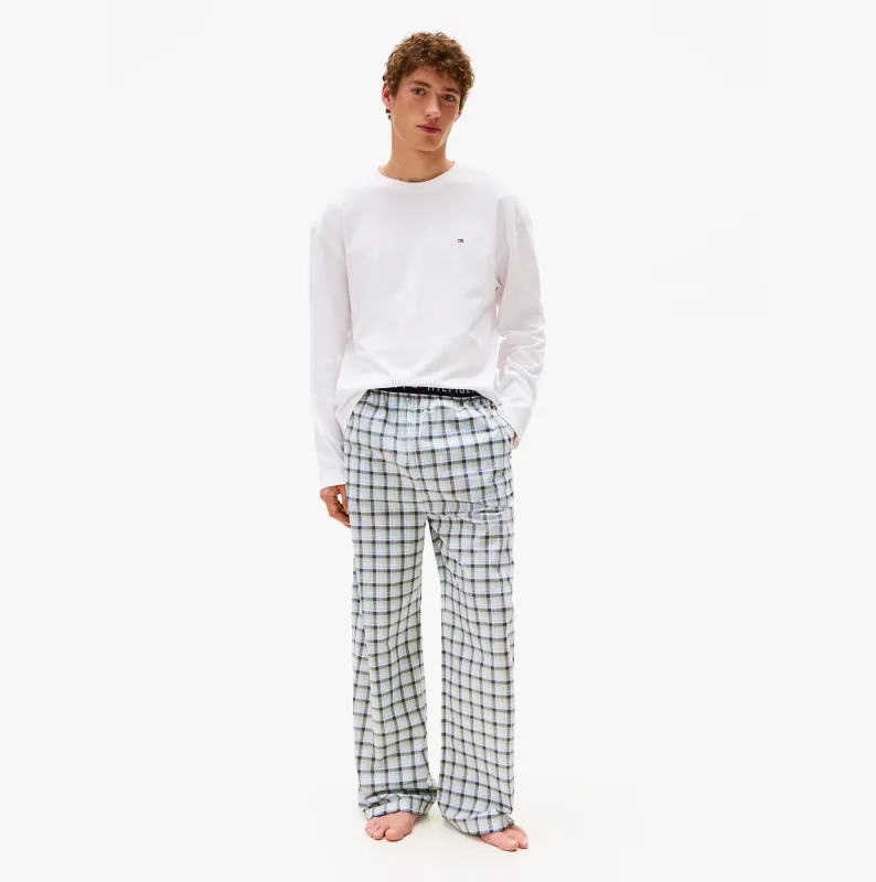 Tommy Hilfiger WOVEN PJ SET PRINT Mens Set Multicoloured sold by House of Slippers