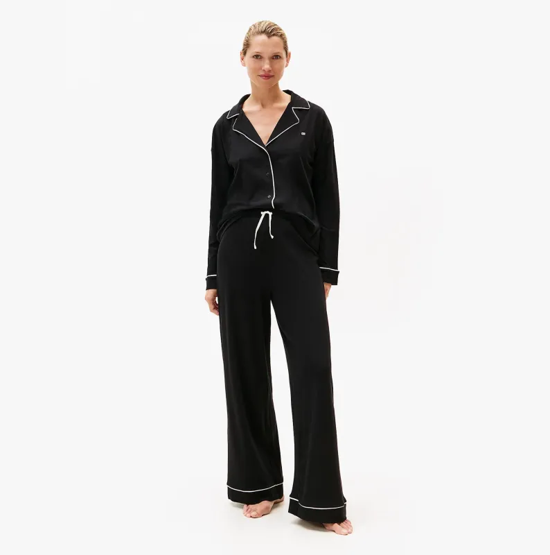 Tommy Hilfiger SHIRT PANTS SET Womens Set Black sold by House of Slippers