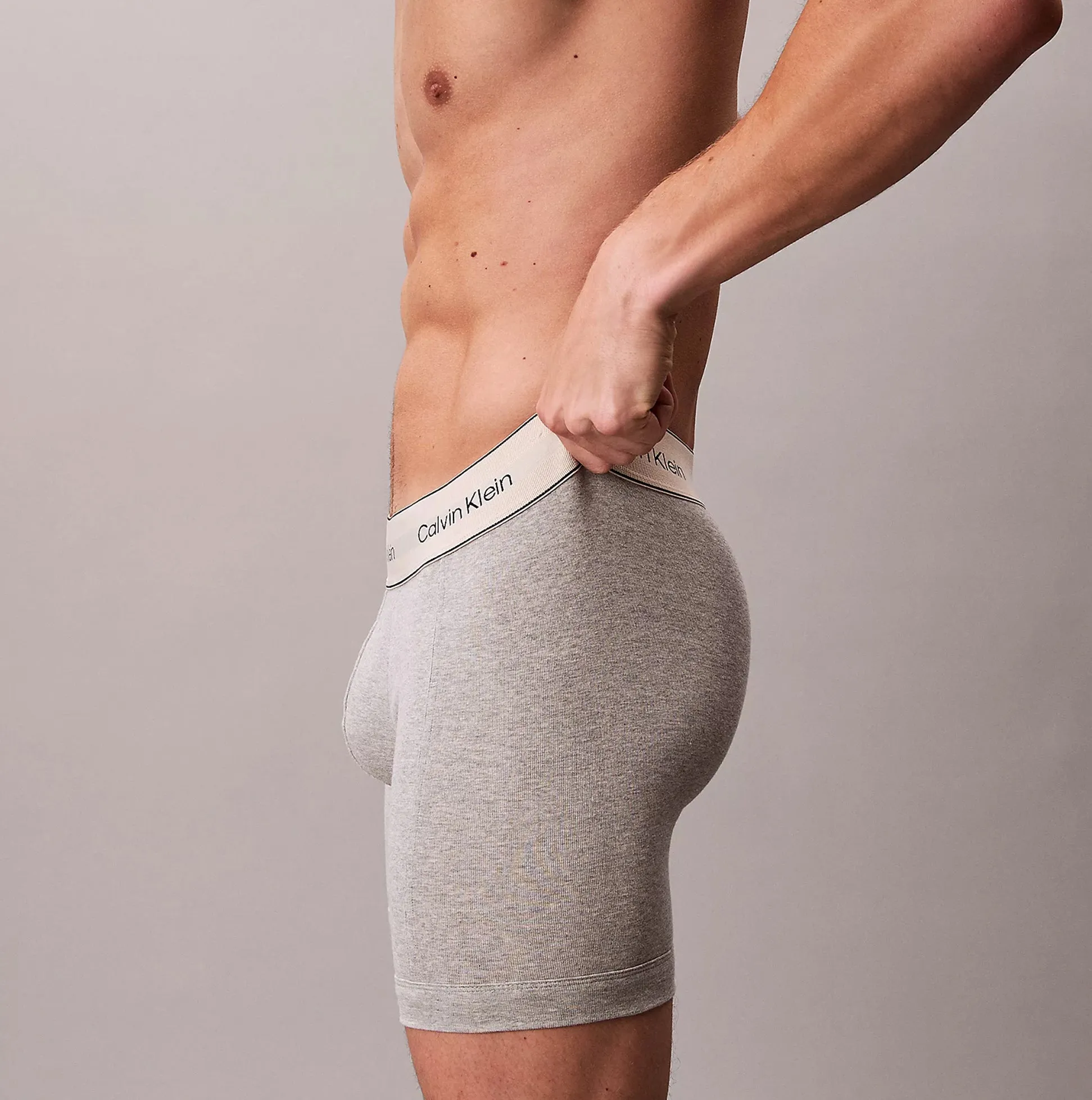 Calvin Klein BOXER BRIEF 3 Pack Mens Cotten Stretch Multicoloured sold by House of Slippers product image thumbnail 4