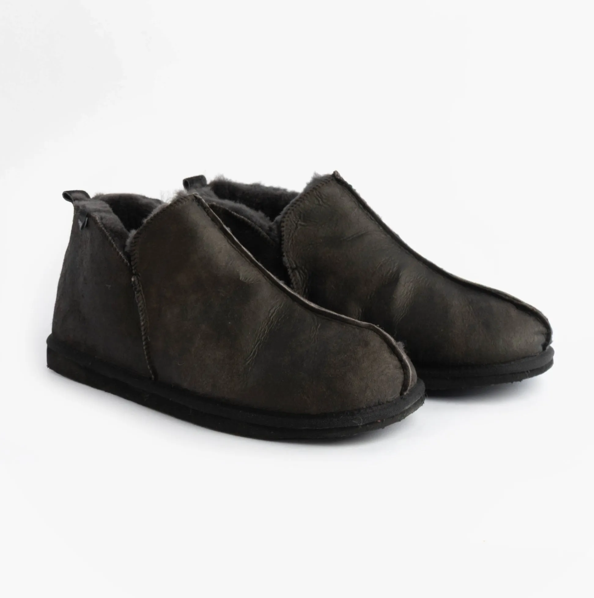 Shepherd ANTON Mens Slippers Matt Black sold by House of Slippers product image thumbnail 4