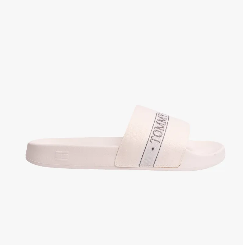 POOL Womens Flip Flops Ancient White made by Tommy Hilfiger