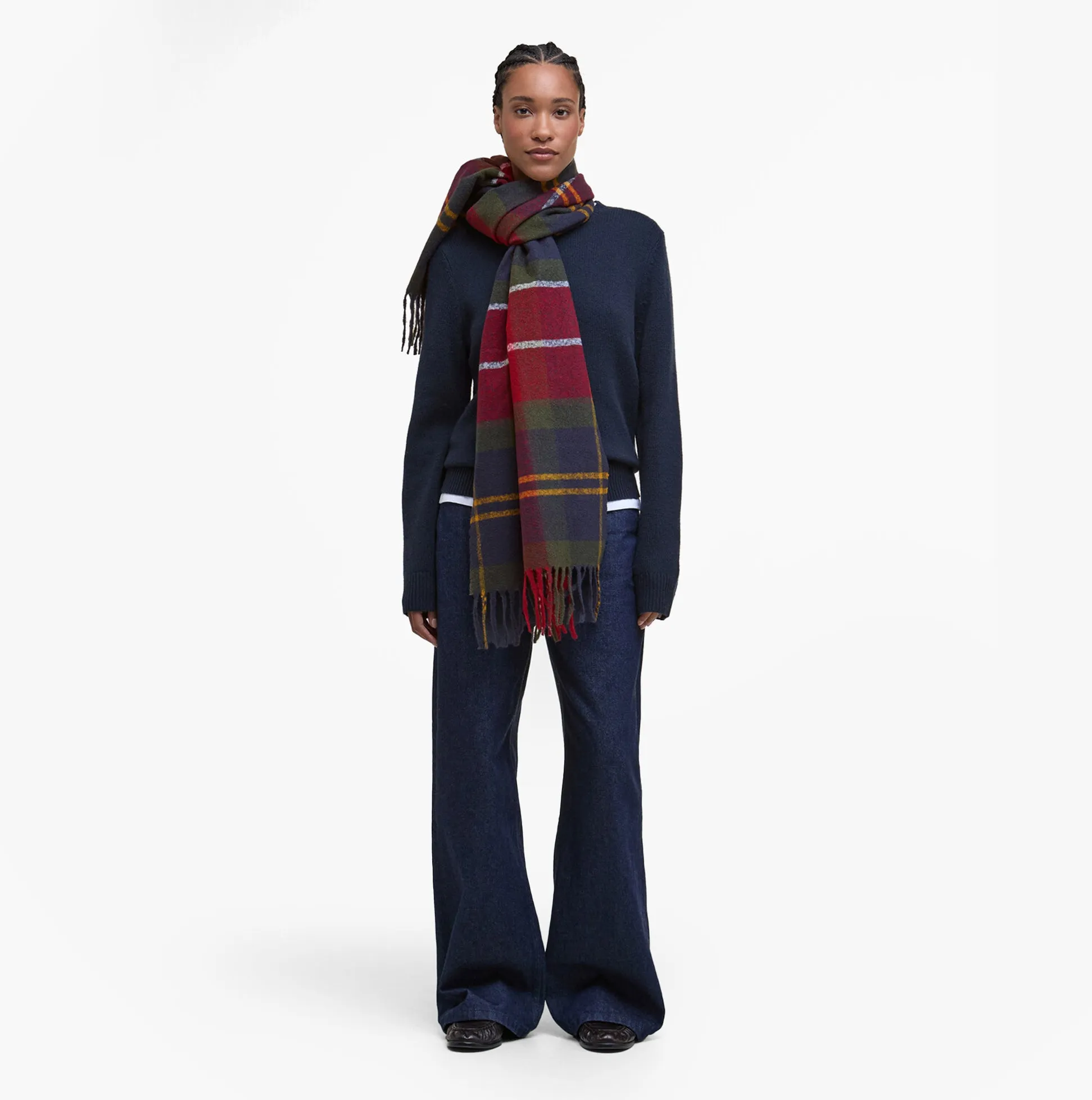 Barbour DEANNA TARTAN Womens Winter Winterberry Tartan sold by House of Slippers product image thumbnail 2