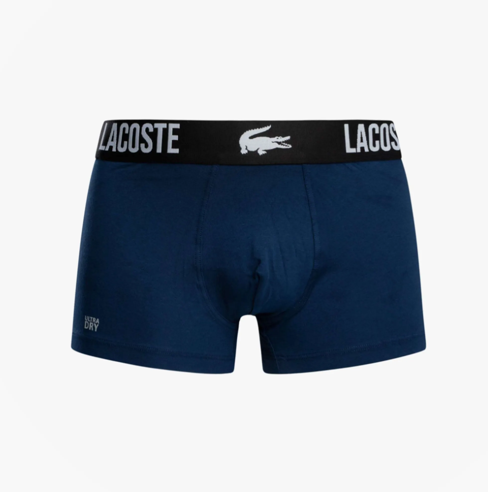 Lacoste 3 Pack Trunks Mens Trunks Navy Blue/Navy Blue/Font sold by House of Slippers product image thumbnail 3