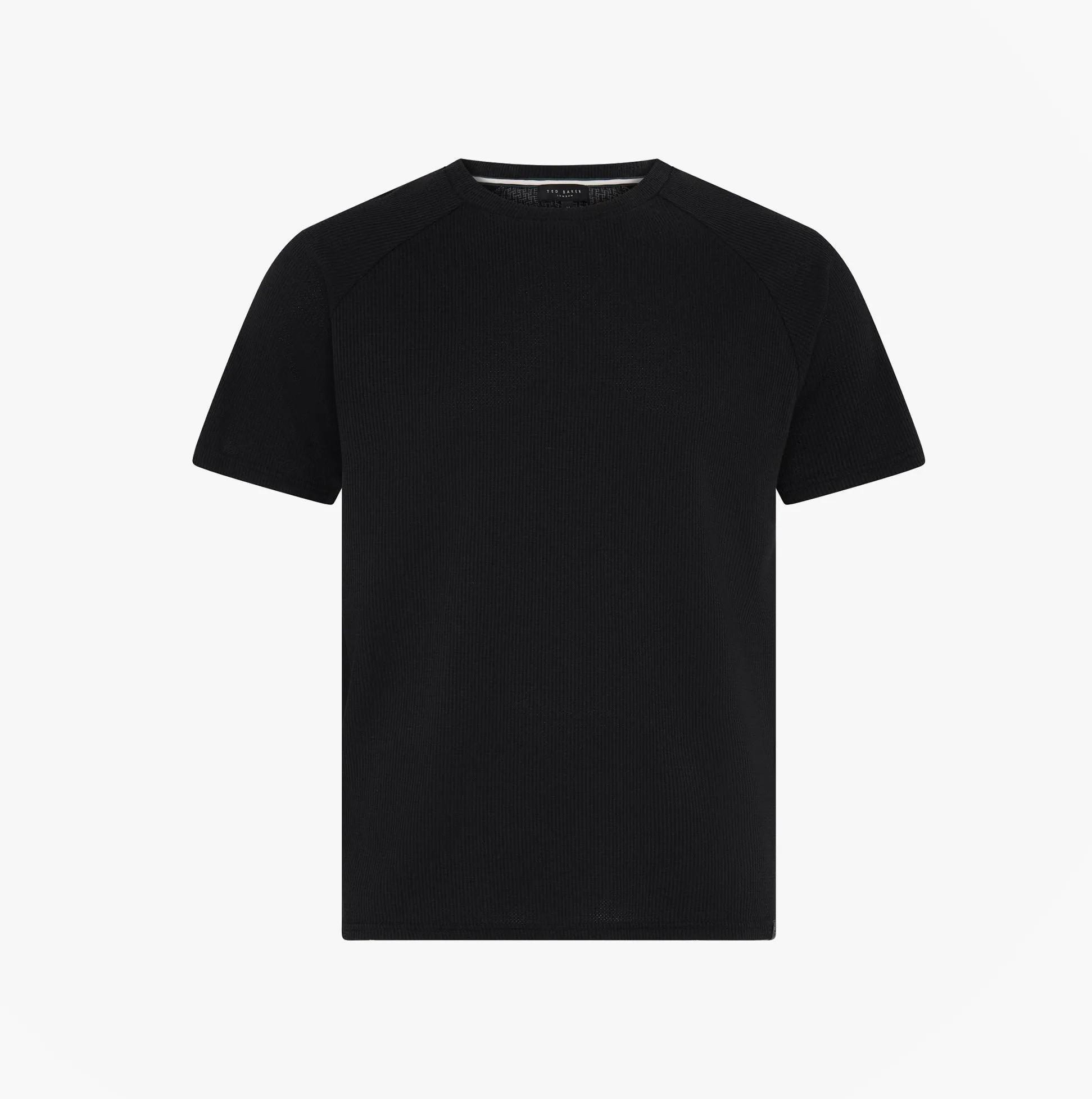 Ted Baker Ted Baker WAFFLE T SHIRT AND SHORT SET Mens Loungewear Black sold by House of Slippers product image thumbnail 3