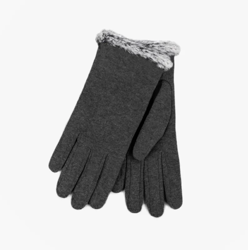 Totes Isotoner THERMAL SMARTOUCH CUFFED Womens Gloves Grey sold by House of Slippers