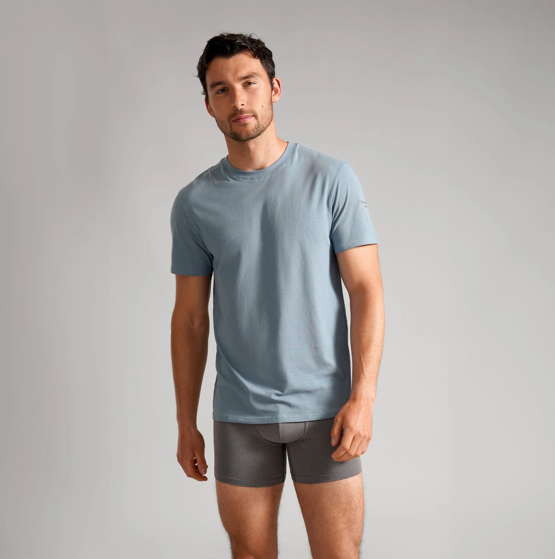 Ted Baker 3-Pack Crew Neck T-Shirts Mens Navy Mix sold by House of Slippers product image thumbnail 2