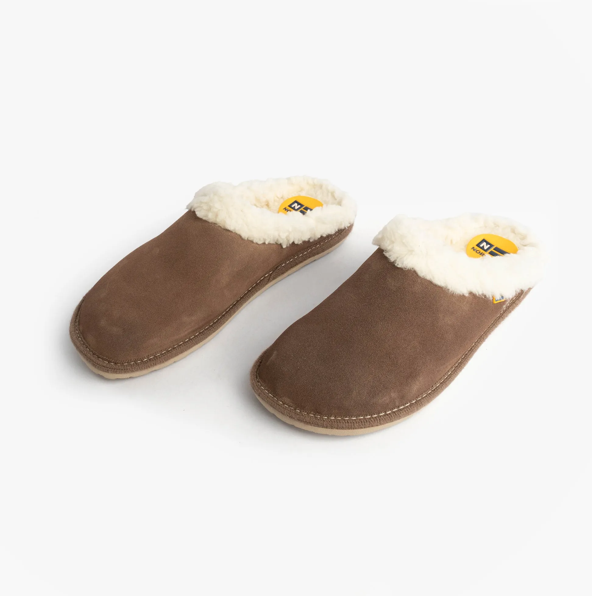 Nordikas 2087 Womens Suede Mule Slippers Piedra sold by House of Slippers product image thumbnail 3