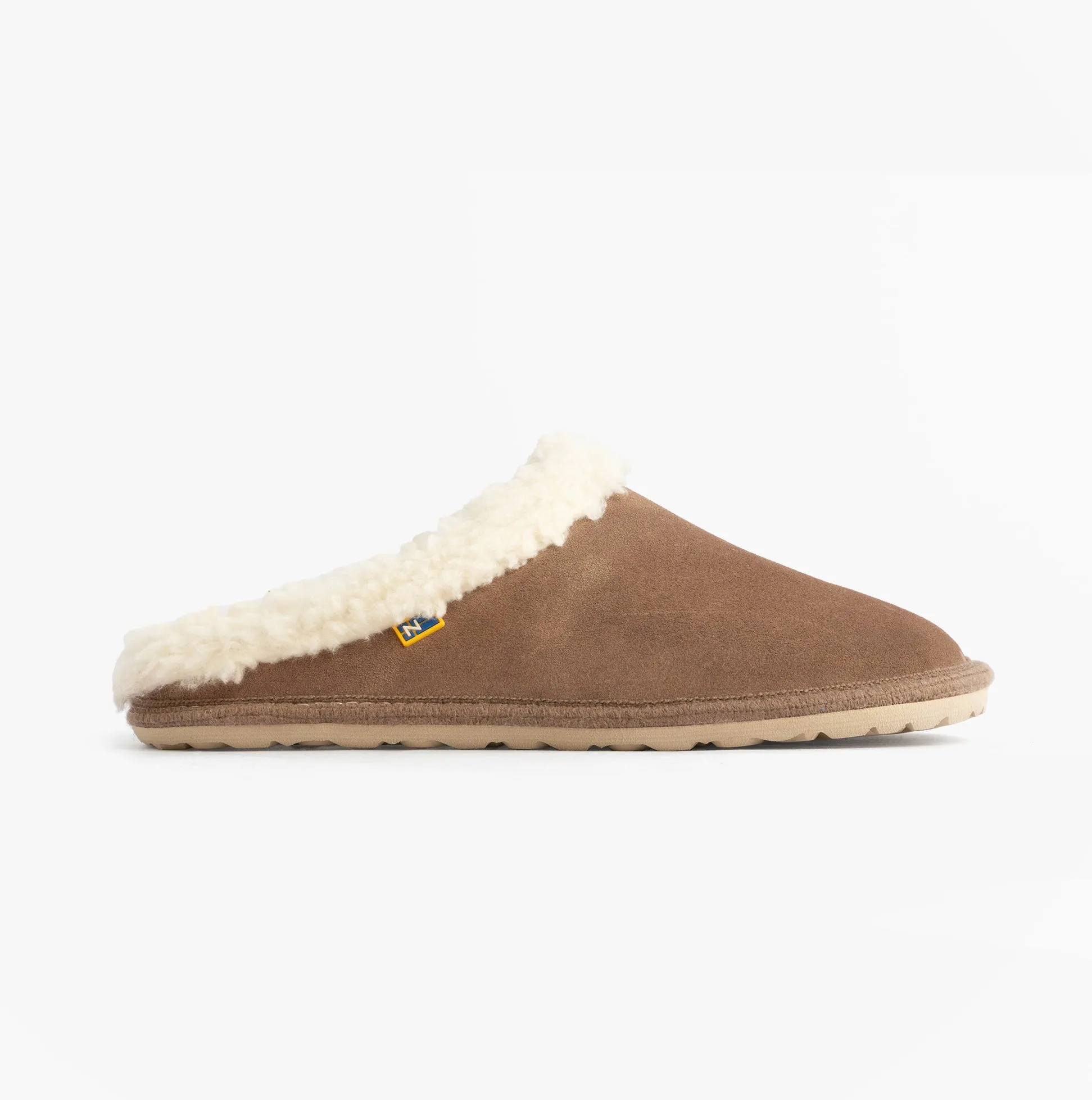 Nordikas 2087 Womens Suede Mule Slippers Piedra sold by House of Slippers