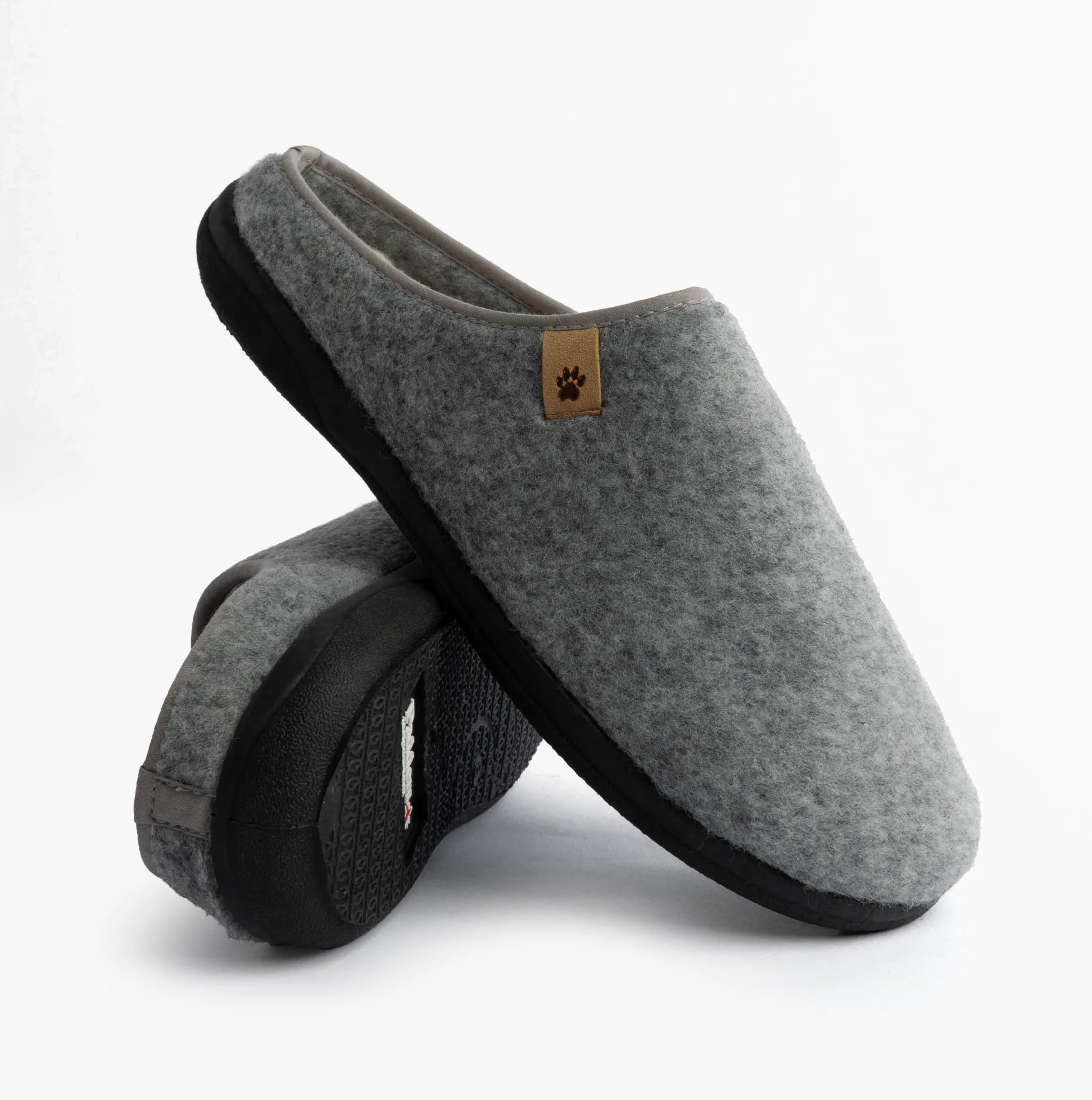 Padders FELIX Mens Mule Slippers Grey sold by House of Slippers product image thumbnail 2