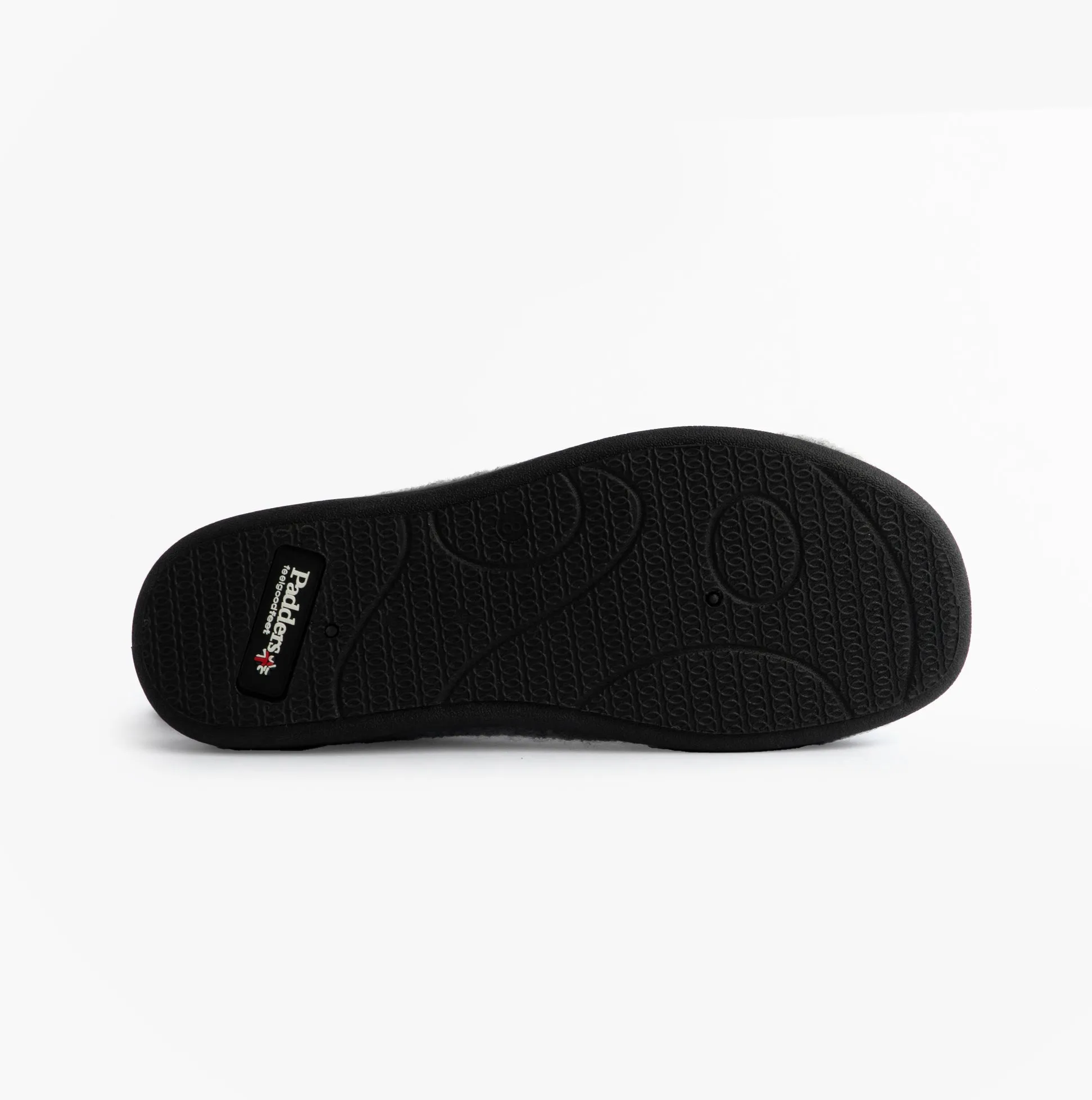 Padders FELIX Mens Mule Slippers Grey sold by House of Slippers product image thumbnail 3