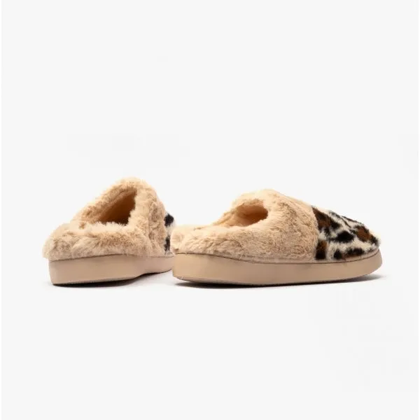 Jo & Joe LIZZIE Womens Mule Slippers Natural sold by House of Slippers product image thumbnail 3