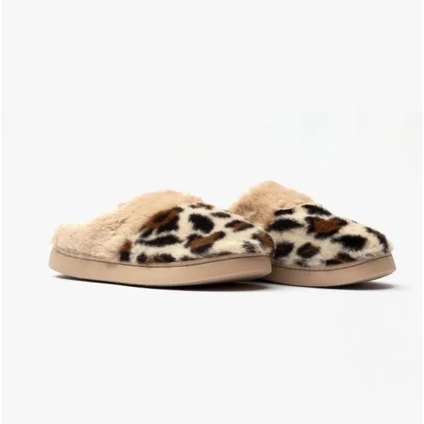 Jo & Joe LIZZIE Womens Mule Slippers Natural sold by House of Slippers product image thumbnail 2