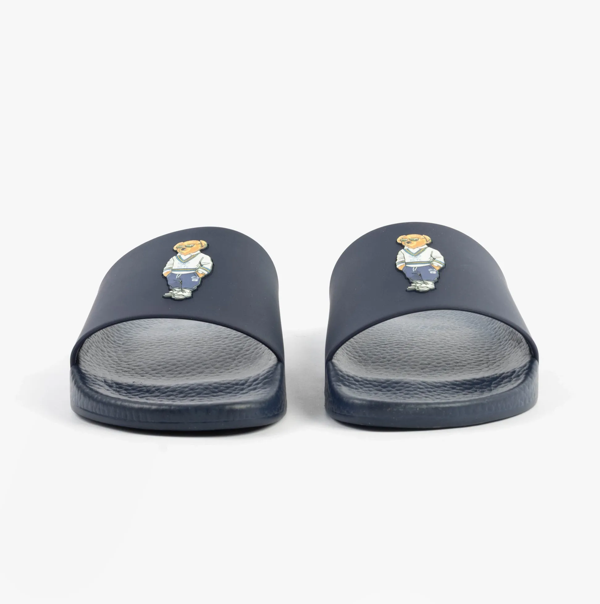 Polo Ralph Lauren POLO SLIDE Mens Sliders Heritage Bear Navy sold by House of Slippers product image thumbnail 4