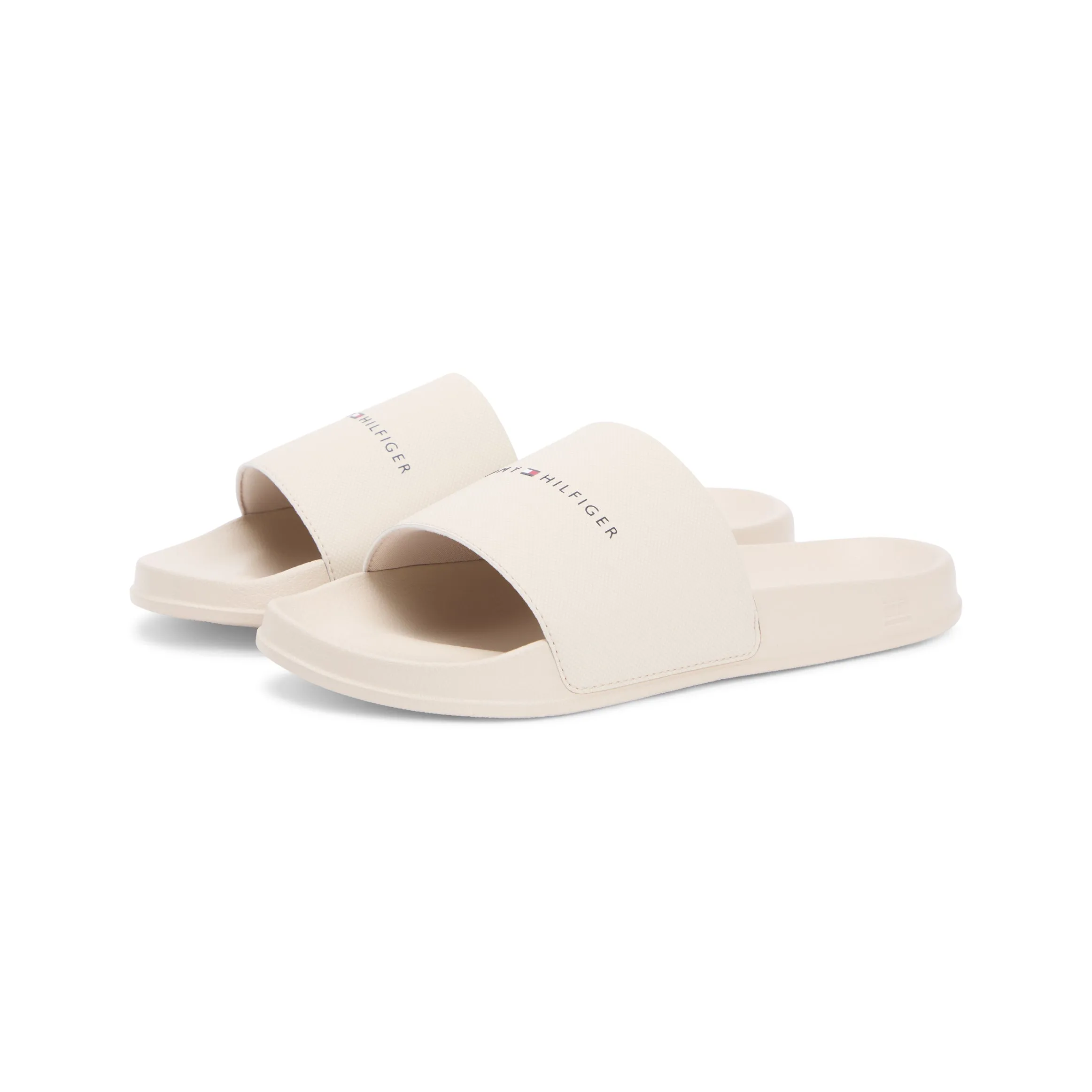 Tommy Hilfiger CORE TOMMY HILFIGER Mens Sliders Classic Beige sold by House of Slippers product image thumbnail 4