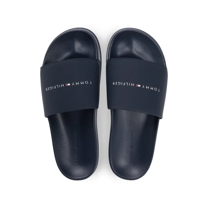 Tommy Hilfiger CORE TOMMY HILFIGER Mens Sliders Desert Sky made by Tommy Hilfiger