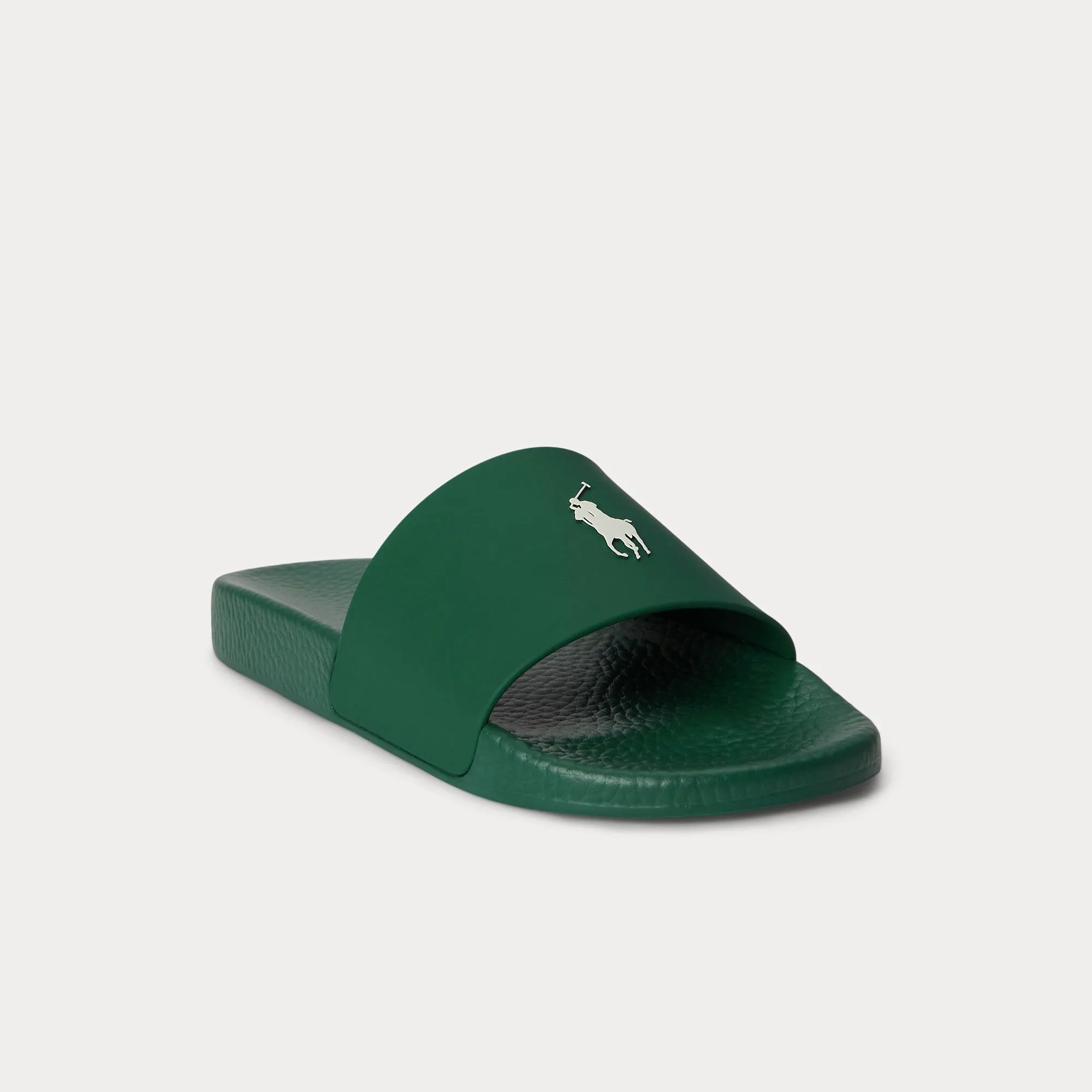 Polo Ralph Lauren POLO SLIDE Mens Sliders Forest/Deckwash White sold by House of Slippers product image thumbnail 4