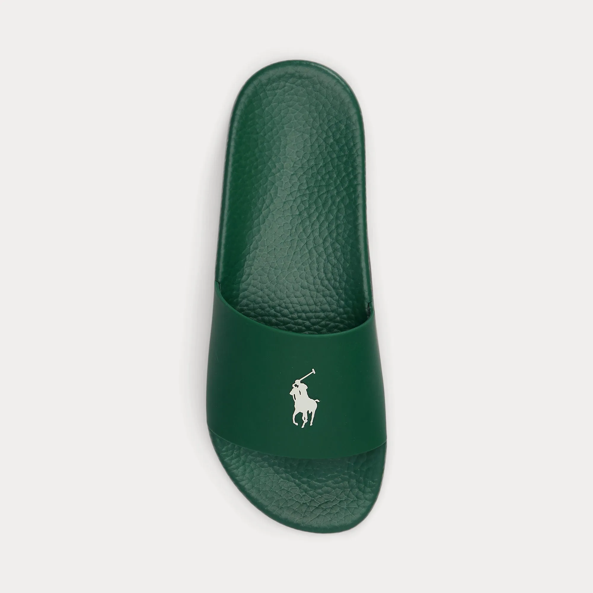 Polo Ralph Lauren POLO SLIDE Mens Sliders Forest/Deckwash White sold by House of Slippers product image thumbnail 5