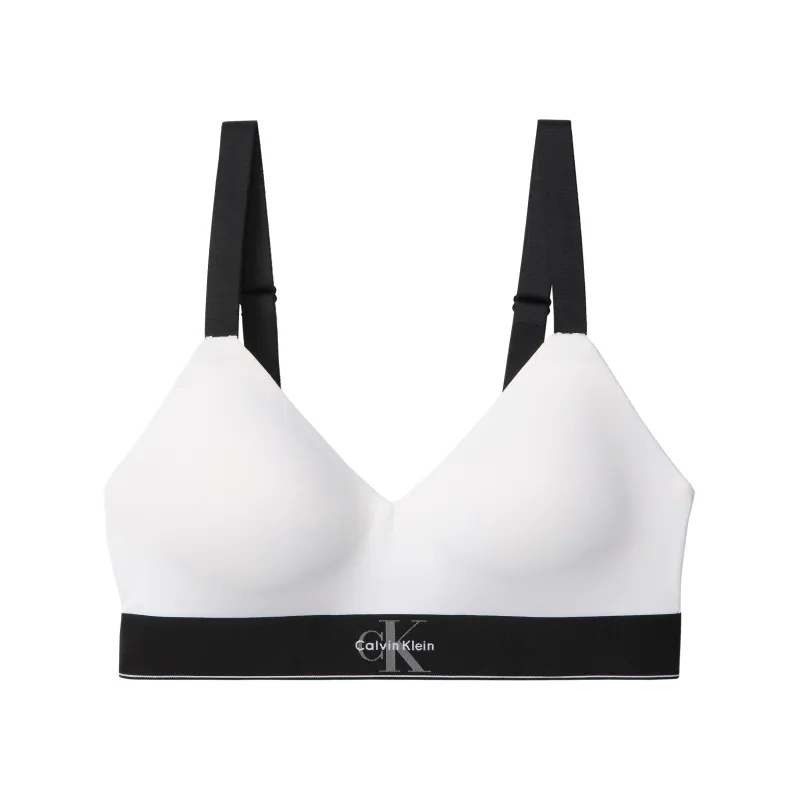Calvin Klein LIGHTLY LINED BRALETTE Womens Bralette White made by Calvin Klein