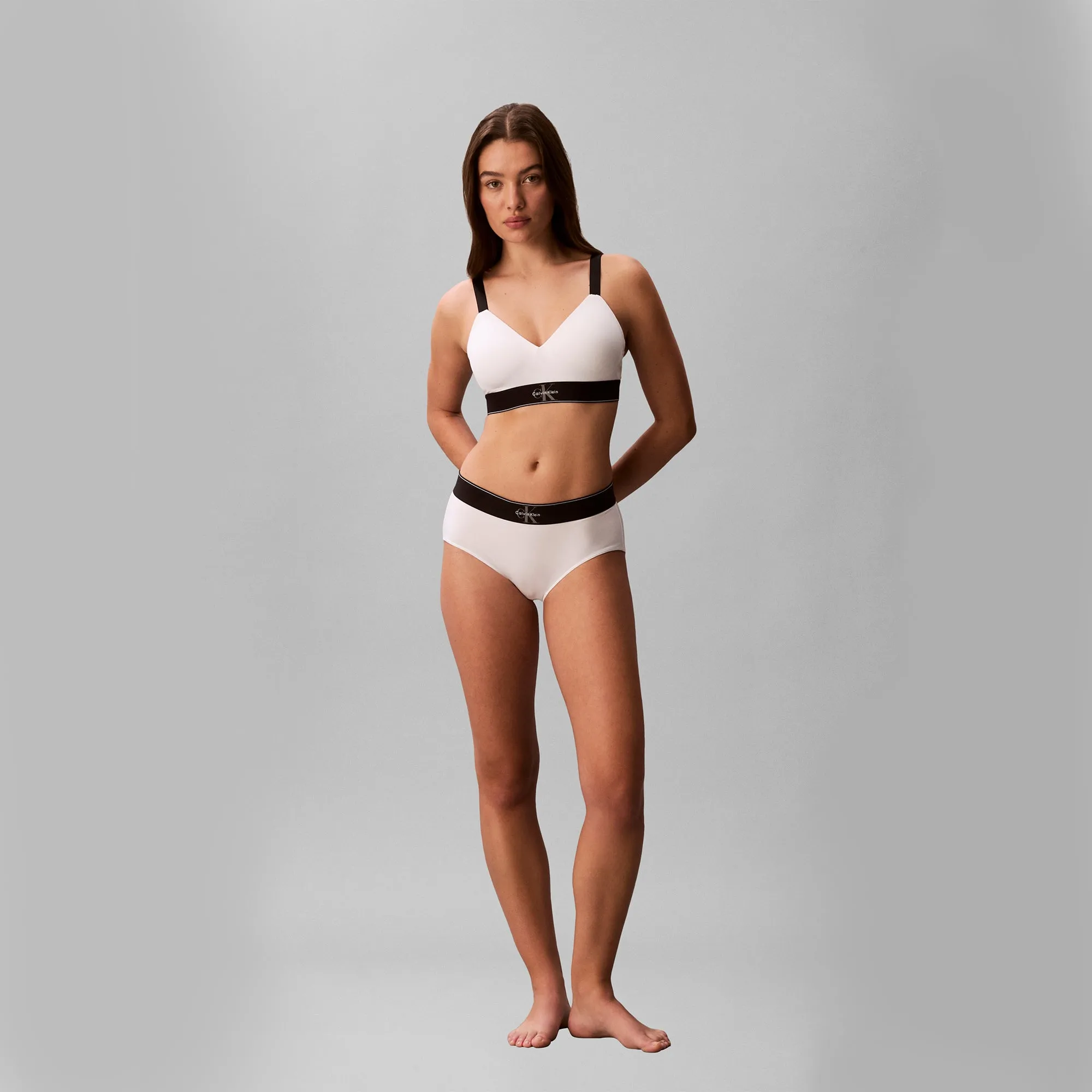 Calvin Klein LIGHTLY LINED BRALETTE Womens Bralette White sold by House of Slippers product image thumbnail 3