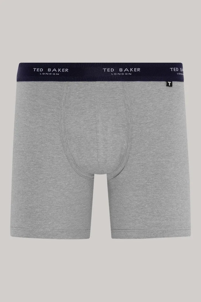 3-Pack Cotton Boxer Brief Mens Boxer Briefs Navy Mix sold by House of Slippers product image thumbnail 4