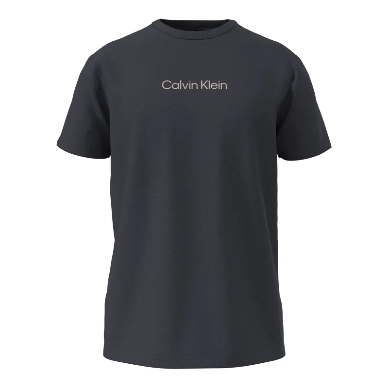 Calvin Klein S/S CREW NECK Mens T-Shirt Blue Nights made by Calvin Klein