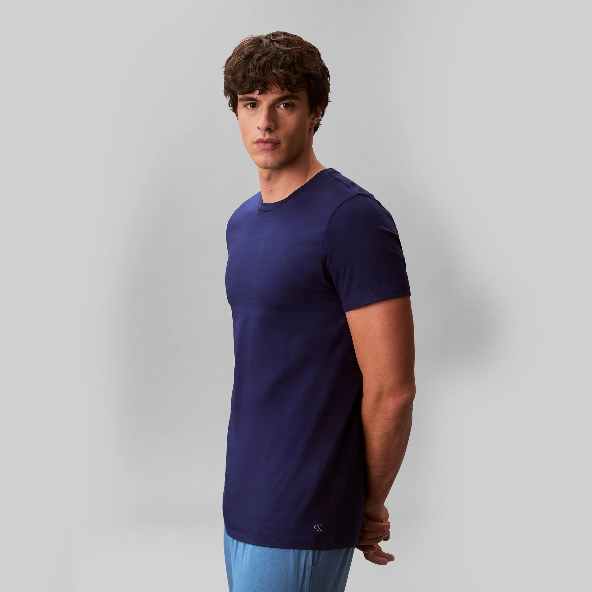 Calvin Klein S/S CREW NECK Mens T-Shirt Multicoloured sold by House of Slippers product image thumbnail 3