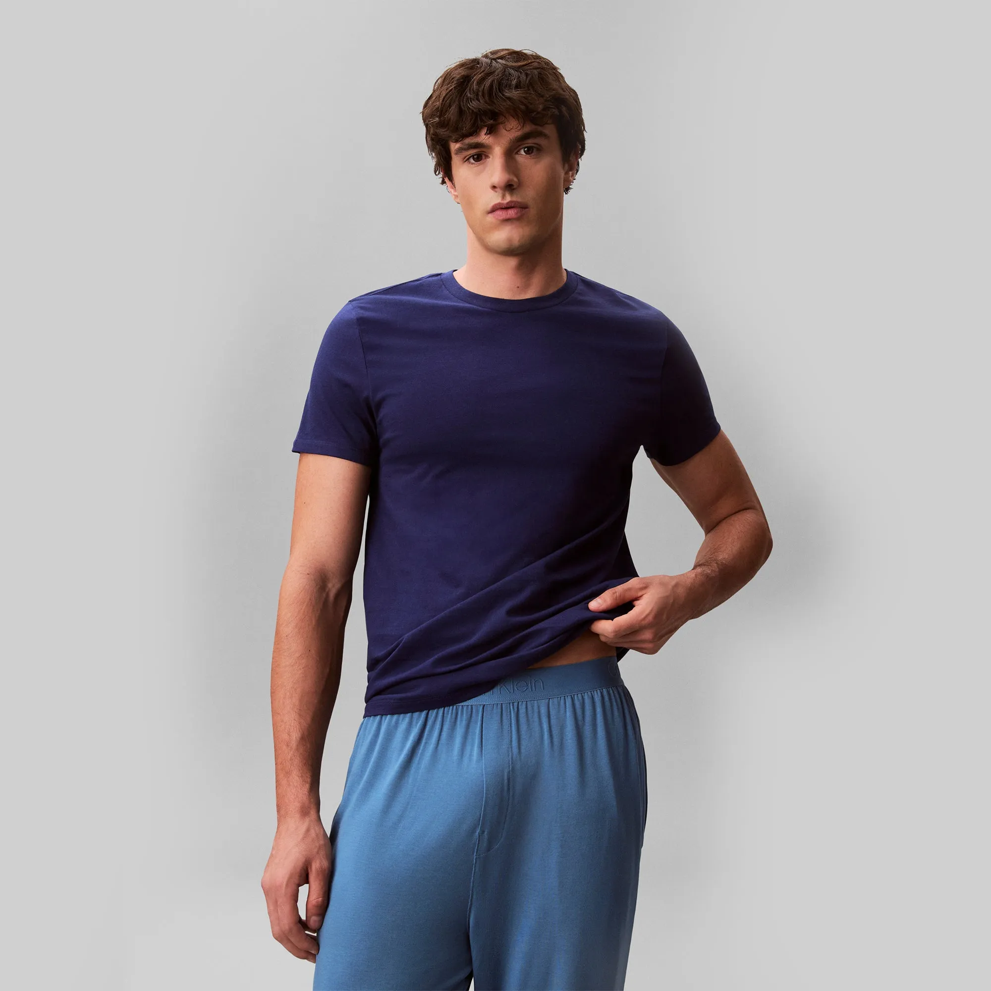 Calvin Klein S/S CREW NECK Mens T-Shirt Multicoloured sold by House of Slippers product image thumbnail 2