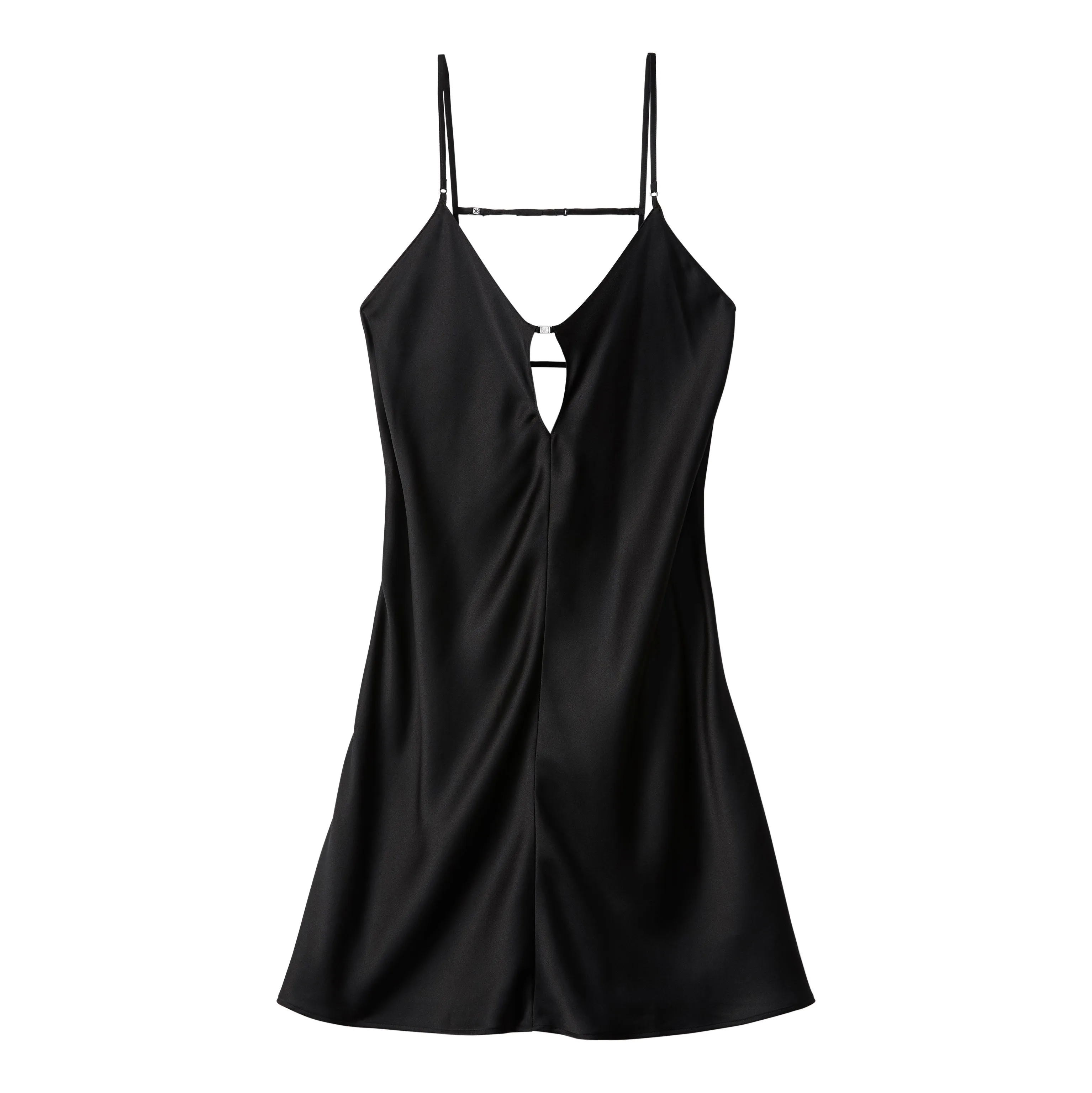 Calvin Klein SATIN CHEMISE Womens Nightdress Black sold by House of Slippers product image thumbnail 2