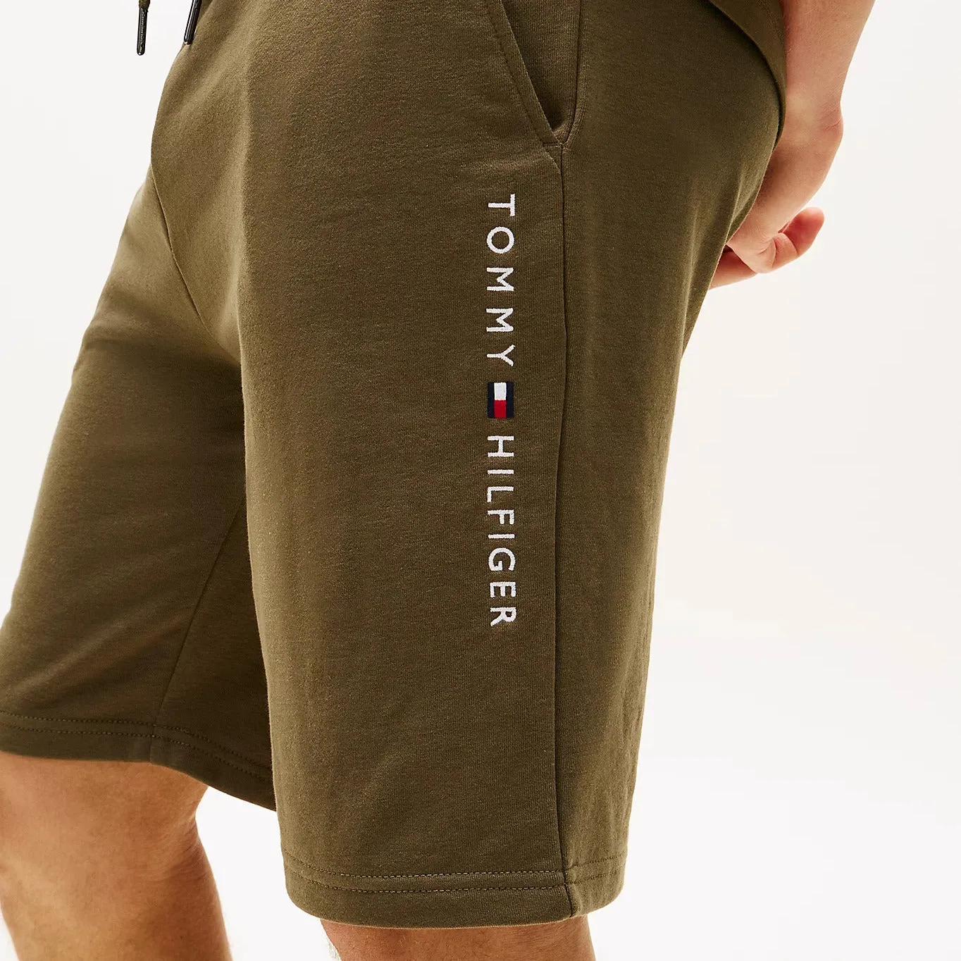 Tommy Hilfiger TRACK SHORT Mens Shorts Army Green sold by House of Slippers product image thumbnail 4