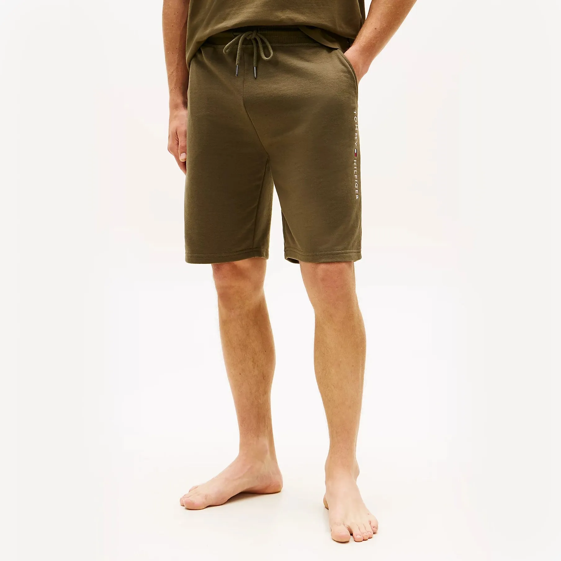 Tommy Hilfiger TRACK SHORT Mens Shorts Army Green sold by House of Slippers product image thumbnail 2