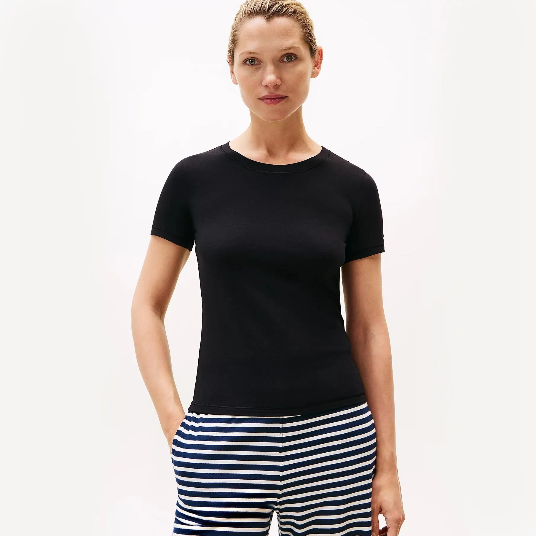 Tommy Hilfiger SS T-Shirt Womens T-Shirts & Tank Tops Multicoloured sold by House of Slippers product image thumbnail 2