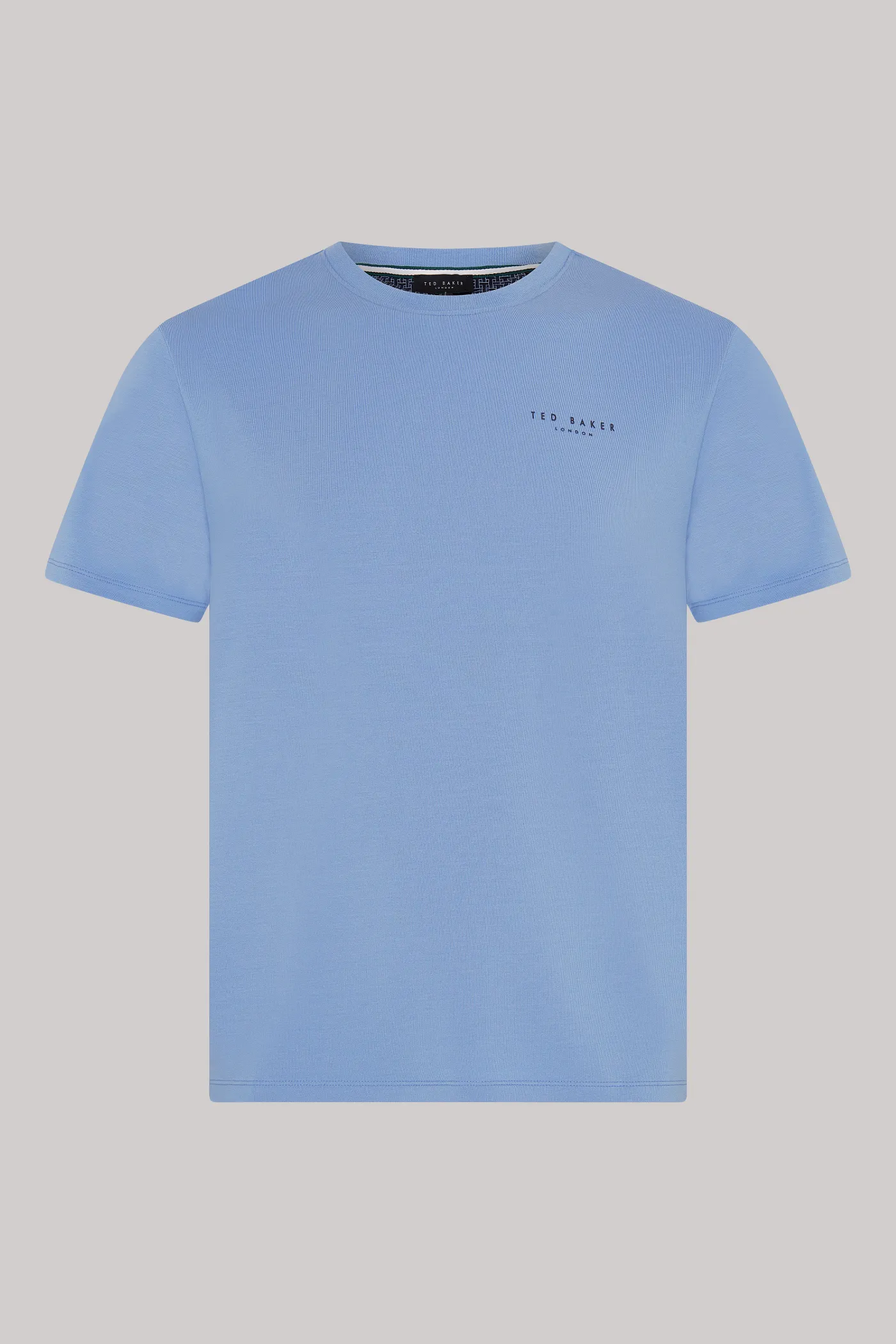 Modal T Shirt And Short Set Mens Loungewear Riviera Blue sold by House of Slippers product image thumbnail 5