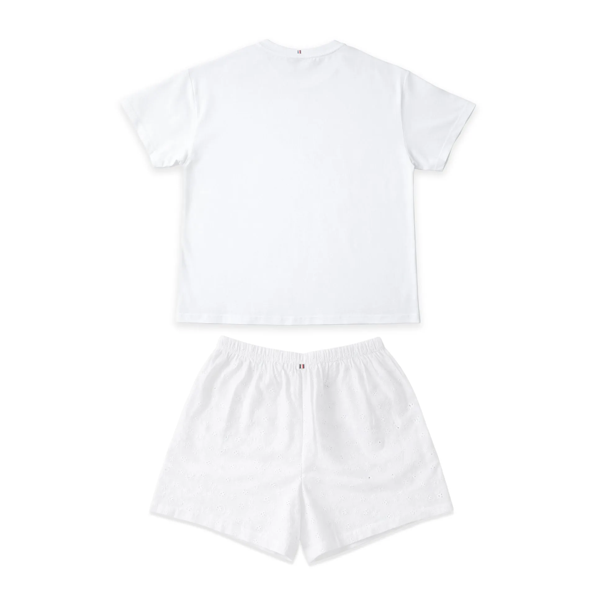 Tommy Hilfiger JERSEY SS TEE Womens Pyjama Set White sold by House of Slippers product image thumbnail 2