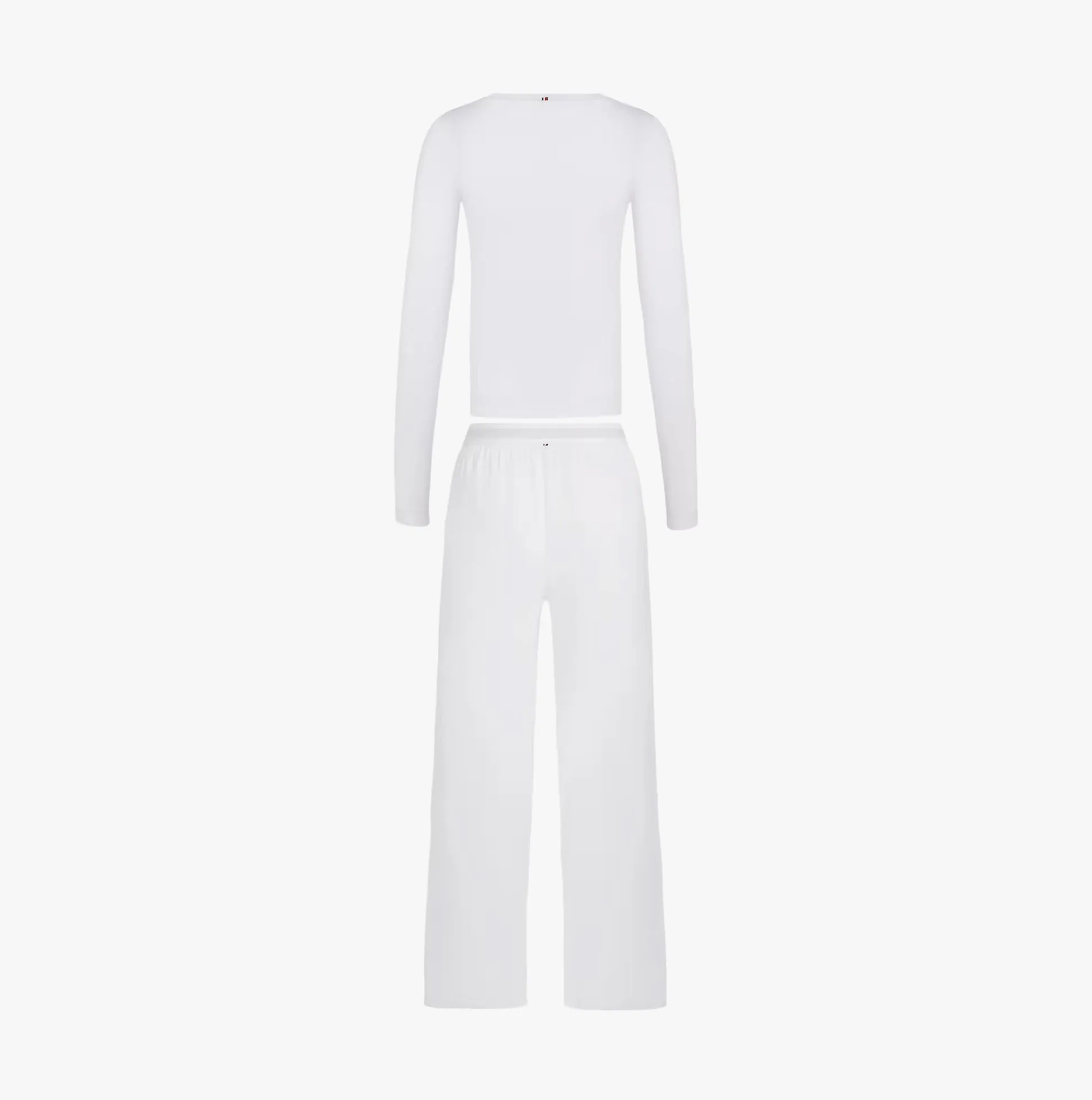 Tommy Hilfiger GIFT LS TEE PANTS SE Womens Pyjama Set Ecru sold by House of Slippers product image thumbnail 3