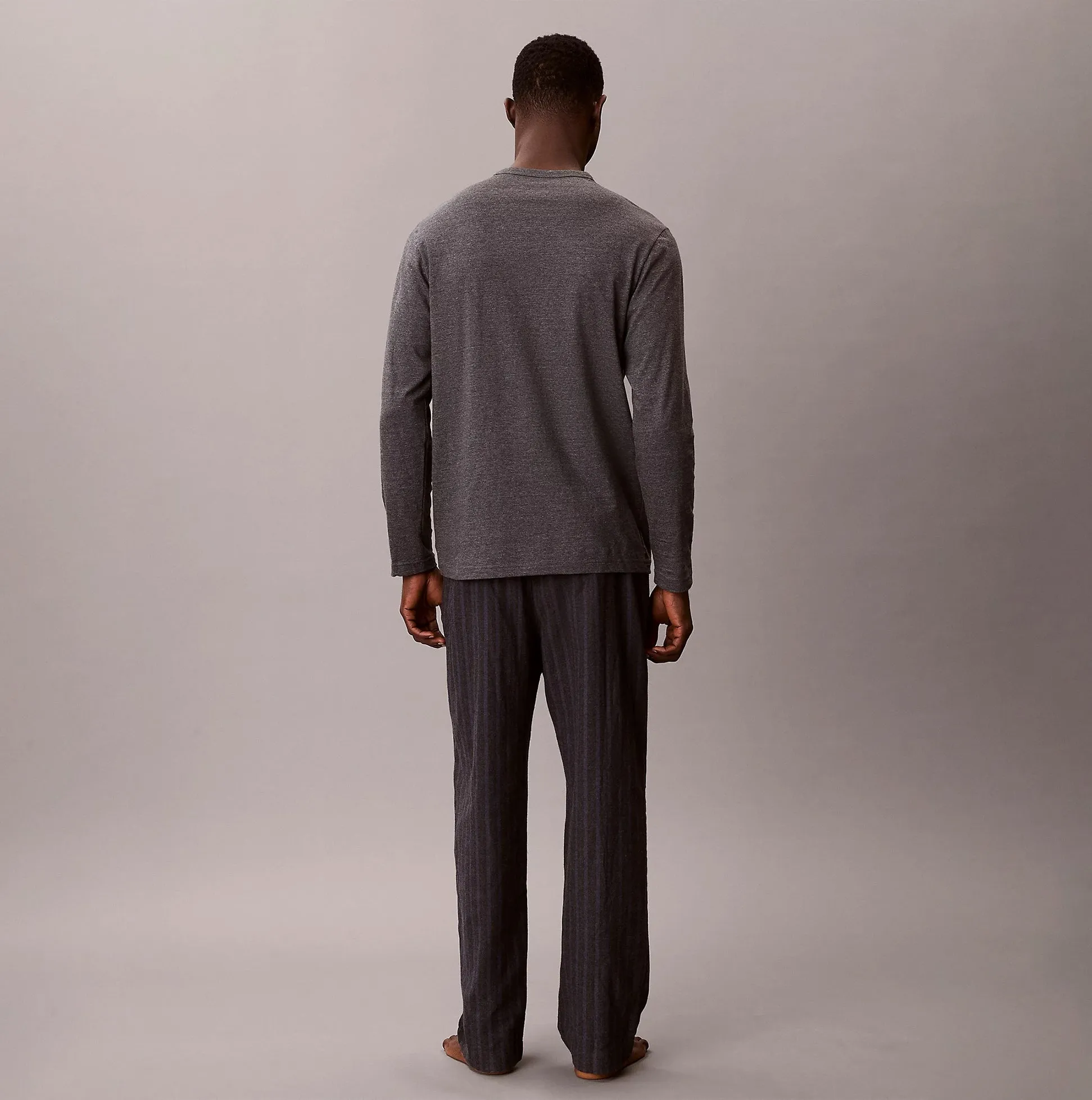 Calvin Klein Pyjama Lounge SET Mens Grey sold by House of Slippers product image thumbnail 5