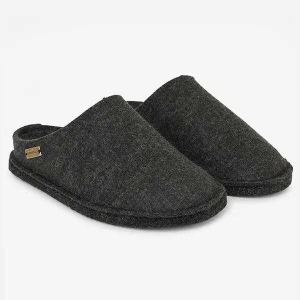 Haflinger SOFT Womens Mules Graphite sold by House of Slippers product image thumbnail 2