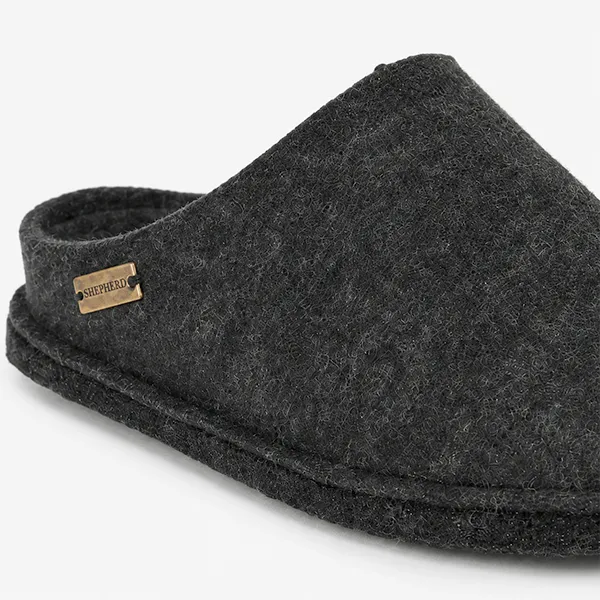 Haflinger SOFT Womens Mules Graphite sold by House of Slippers product image thumbnail 4