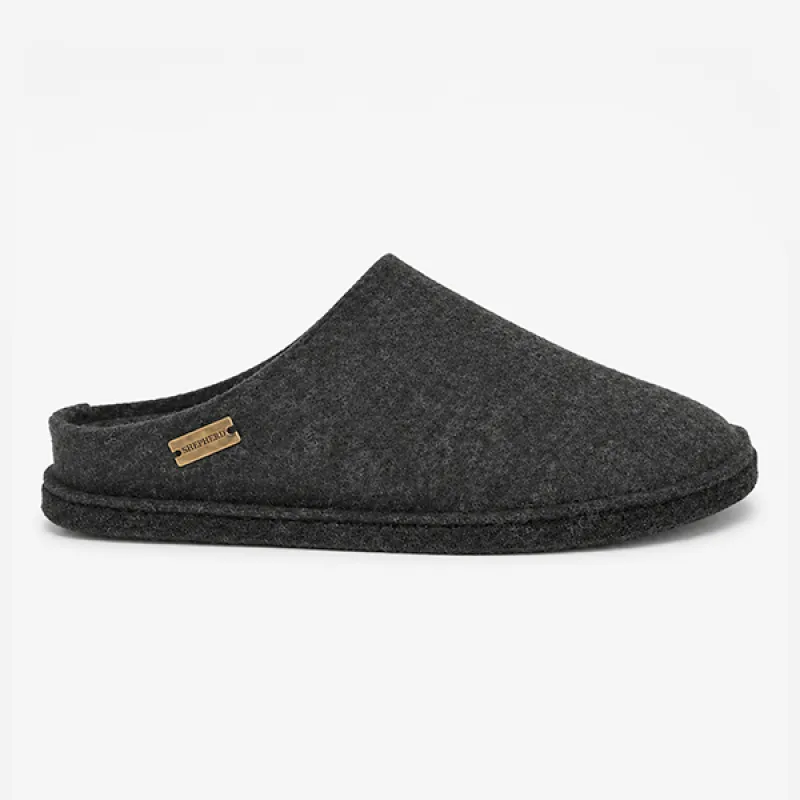 Haflinger SOFT Womens Mules Graphite made by Haflinger
