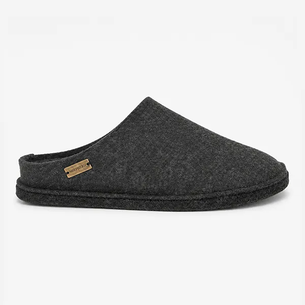 Haflinger SOFT Womens Mules Graphite sold by House of Slippers