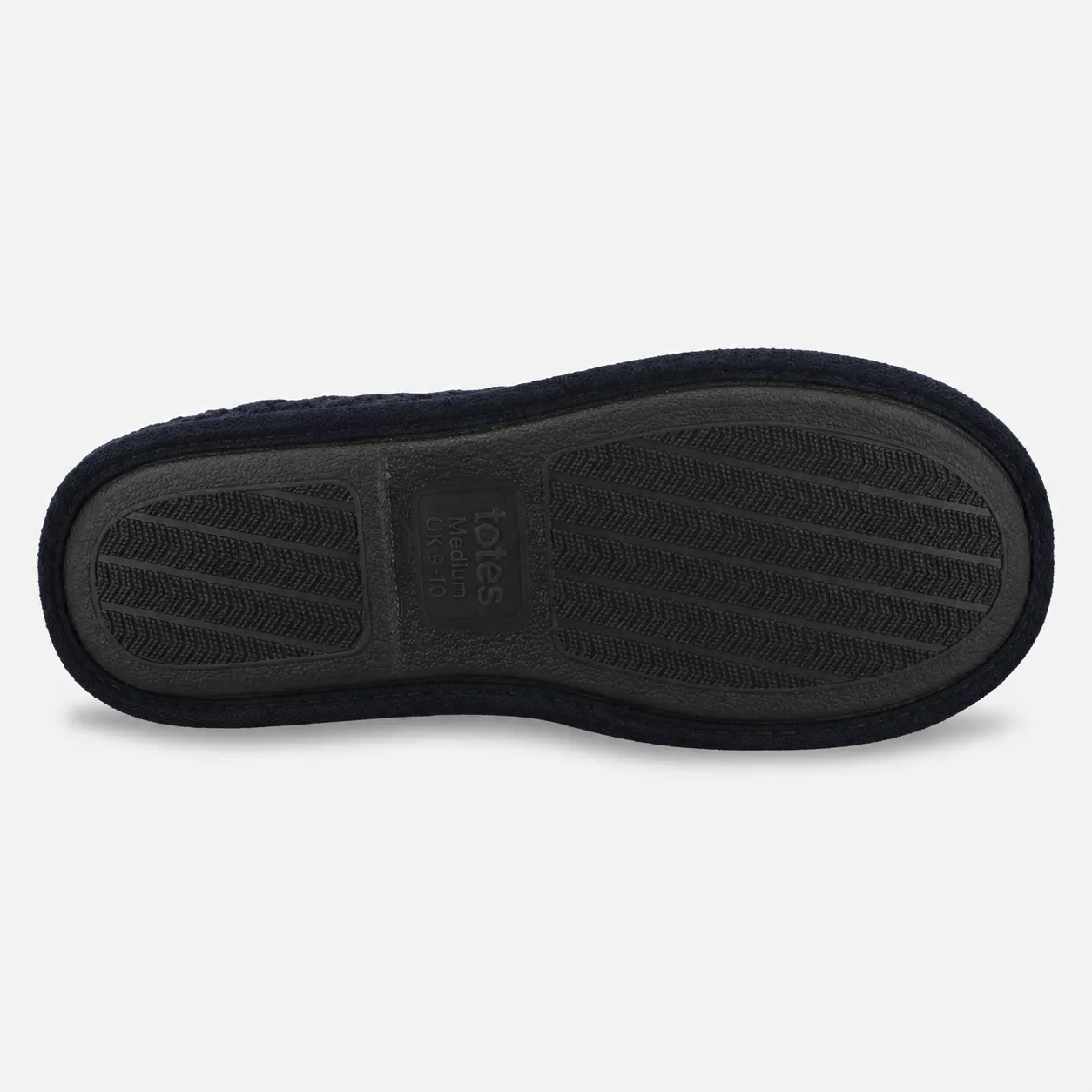 Totes Toasties KNITTED MULE SLIPPERS Mens Mules Navy sold by House of Slippers product image thumbnail 5