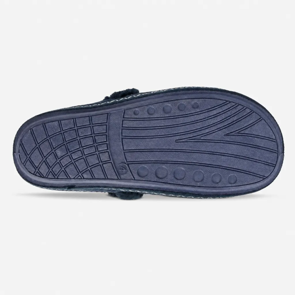Sleepers TRINA Womens Full Slippers Navy sold by House of Slippers product image thumbnail 5
