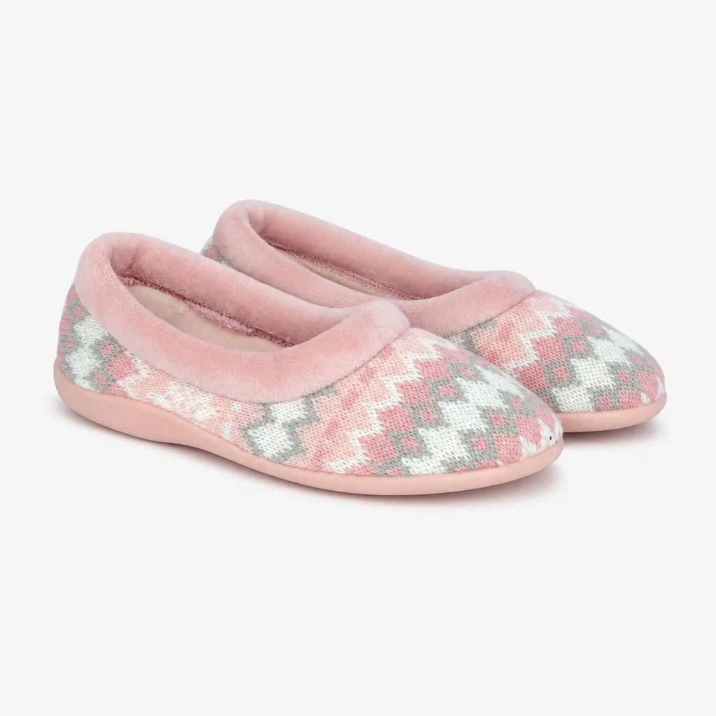 Sleepers JANINE Womens Full Slippers Pink sold by House of Slippers product image thumbnail 2
