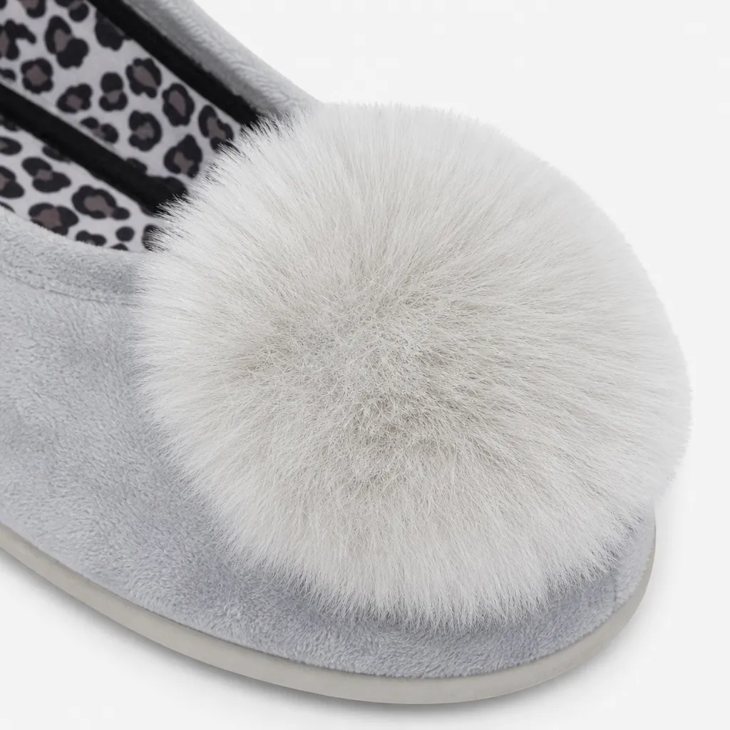 Sleepers JULIE Womens Full Slippers Grey sold by House of Slippers product image thumbnail 3