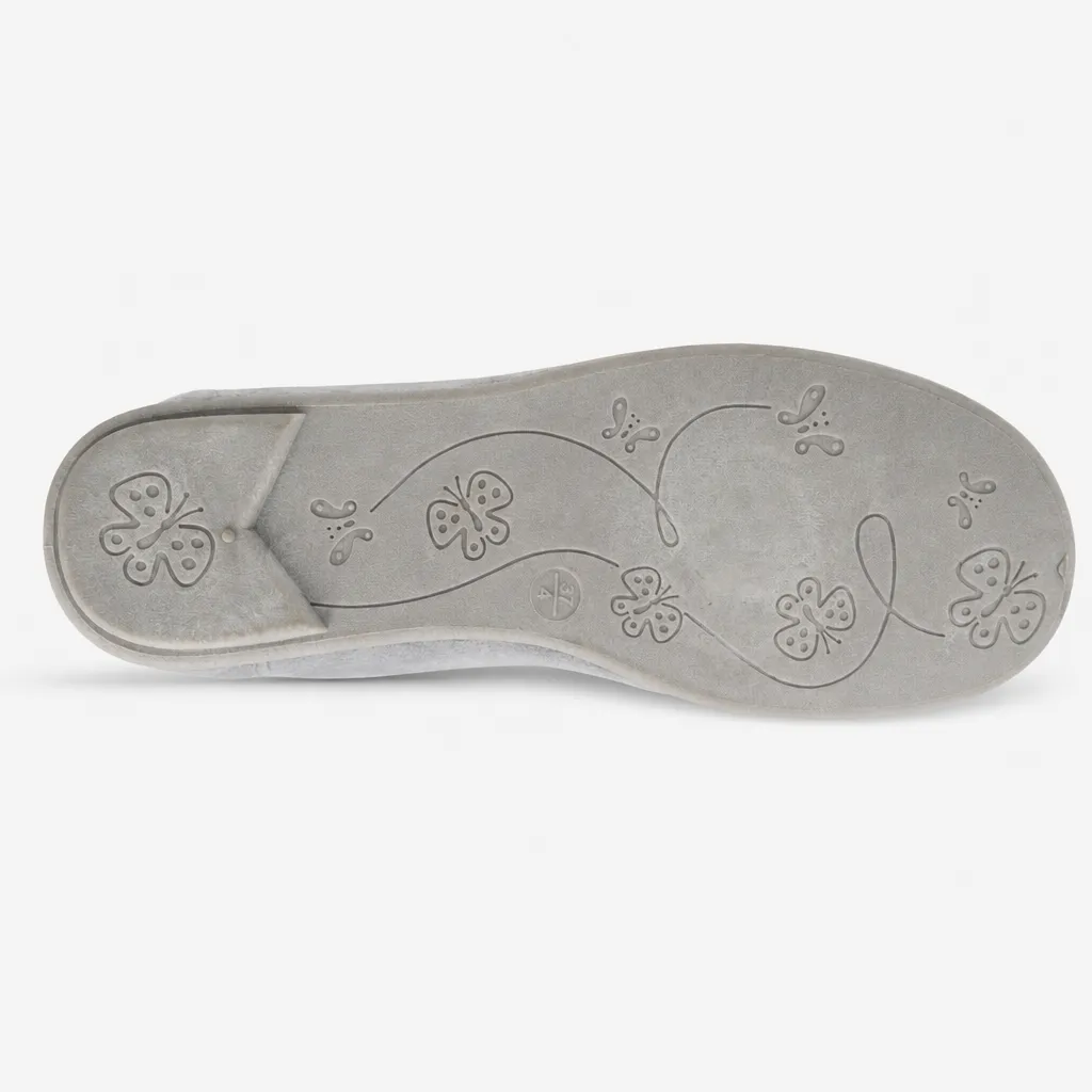 Sleepers JULIE Womens Full Slippers Grey sold by House of Slippers product image thumbnail 5