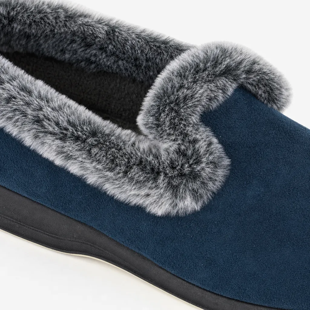 Sleepers MONICA Womens Full Slippers Navy sold by House of Slippers product image thumbnail 2