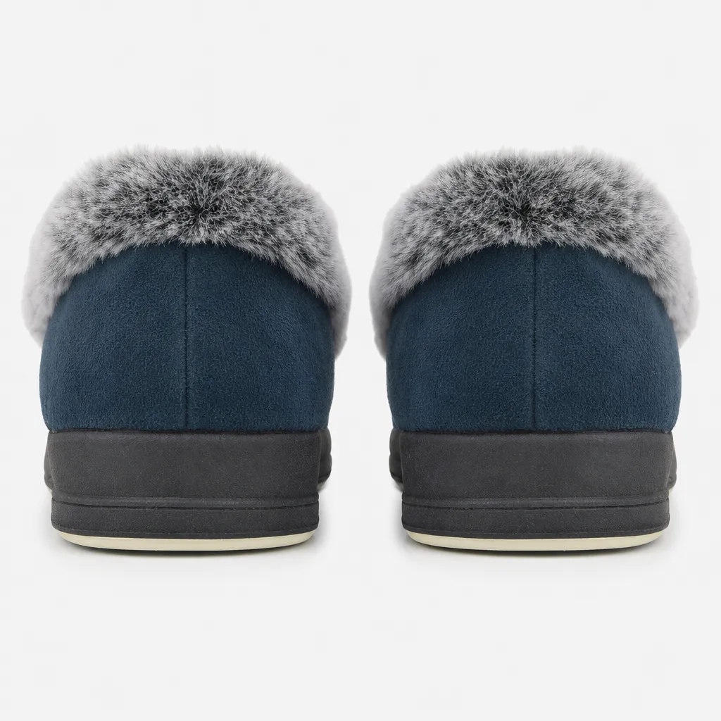 Sleepers MONICA Womens Full Slippers Navy sold by House of Slippers product image thumbnail 3