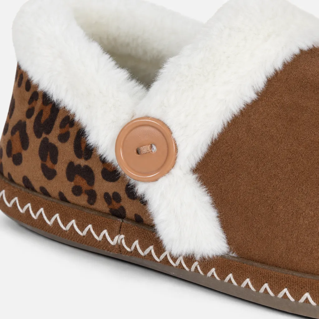 Sleepers RACHEL Womens Full Slippers Dark Tan sold by House of Slippers product image thumbnail 3