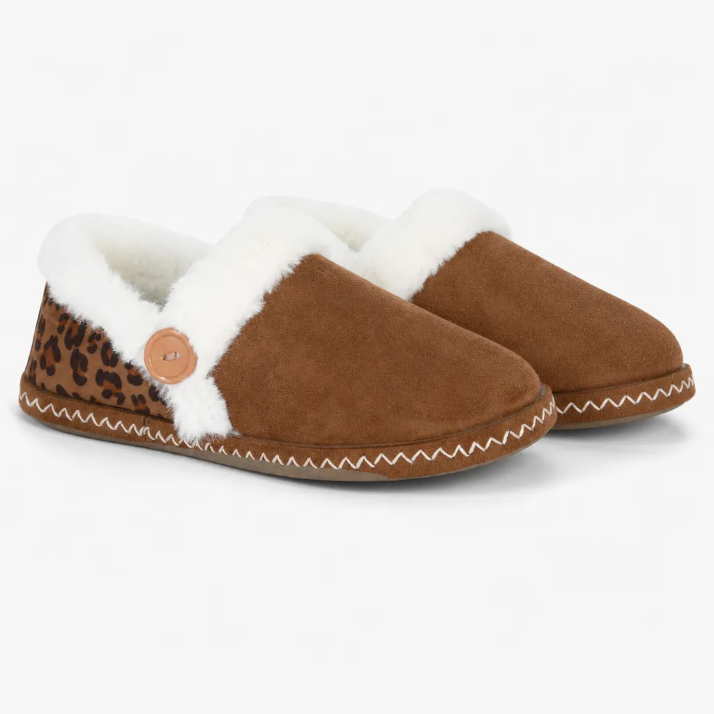 Sleepers RACHEL Womens Full Slippers Dark Tan sold by House of Slippers product image thumbnail 2